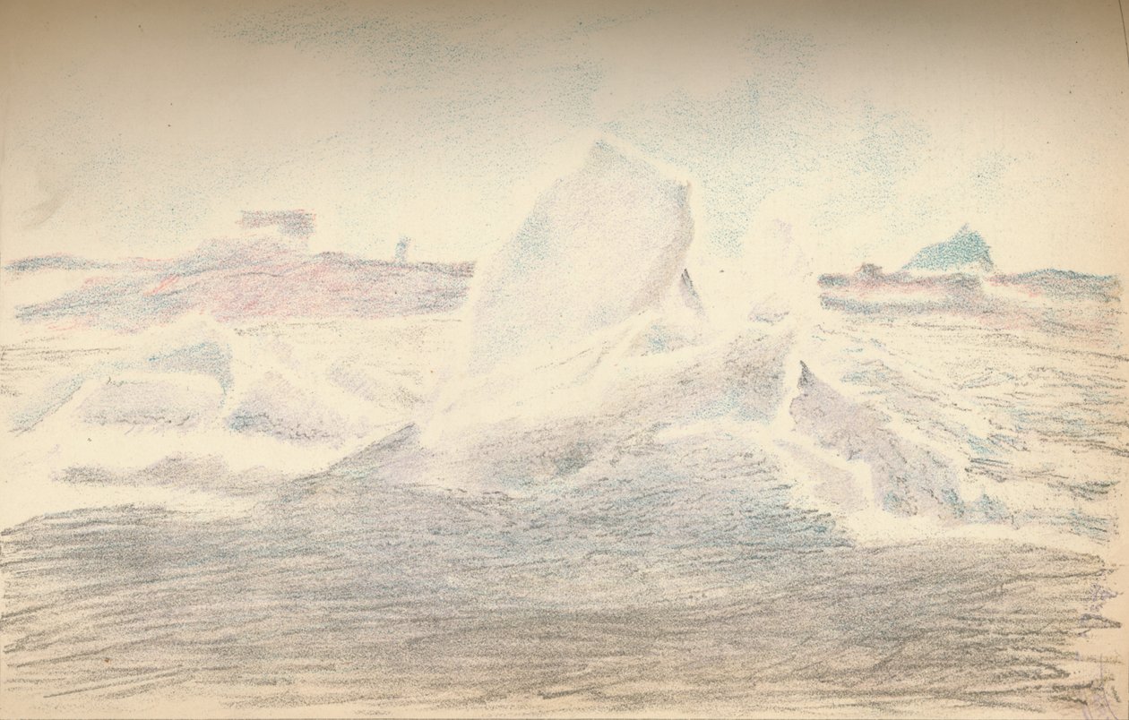 Lód w pobliżu Fram, 4 lipca 1894, 1897 autorstwa Fridtjof Nansen