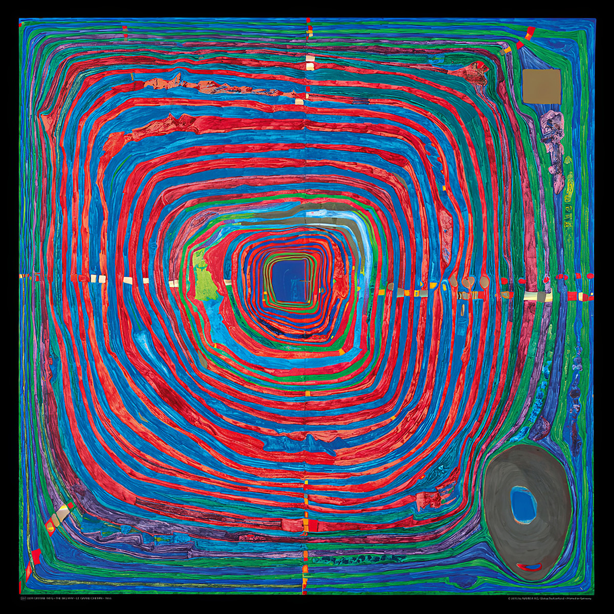 Wielka Droga autorstwa Friedensreich Hundertwasser