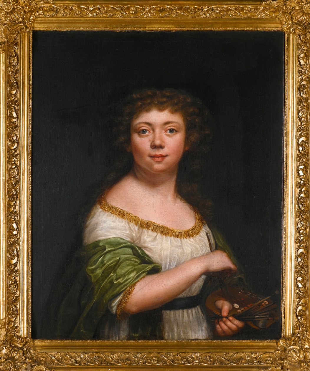„Autoportret, 21 lat” Lisiewskiej, Friederike Julie (1772-1856) autorstwa Friederike Julie Lisiewska