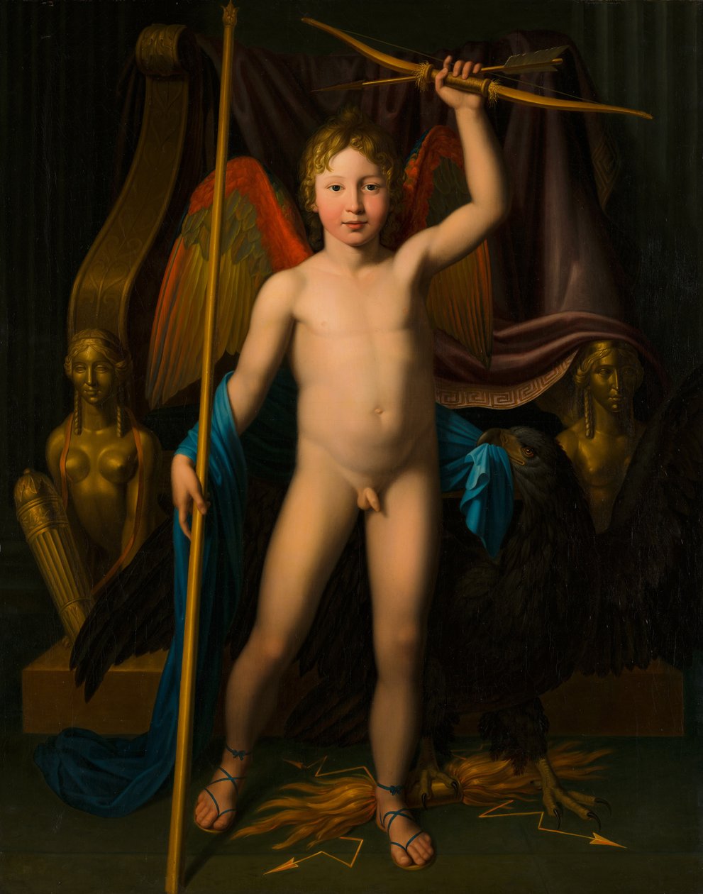 Amor triumfujący autorstwa Johann Friedrich Bury