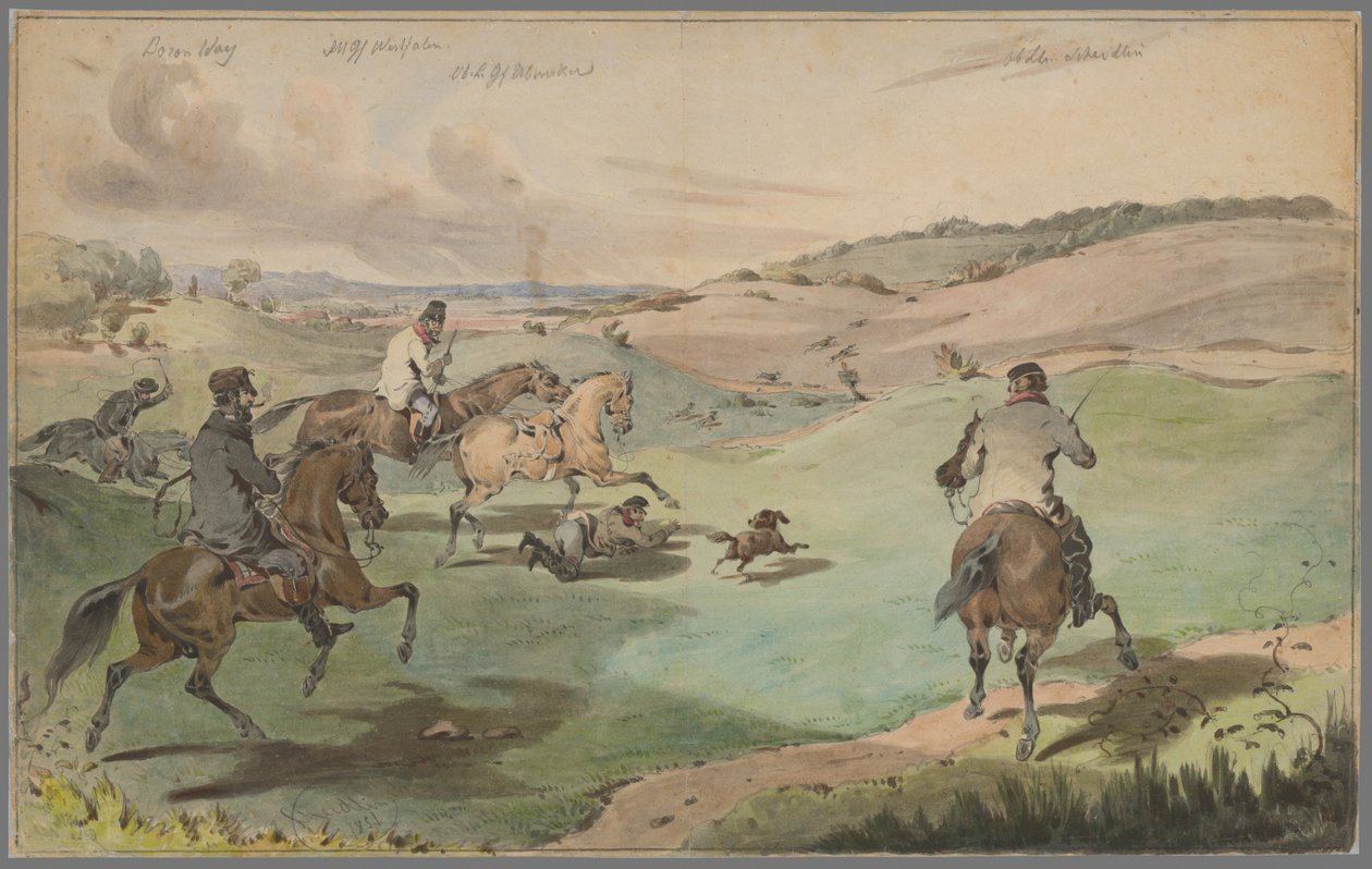 Polować autorstwa Friedrich Carl von Scheidlin