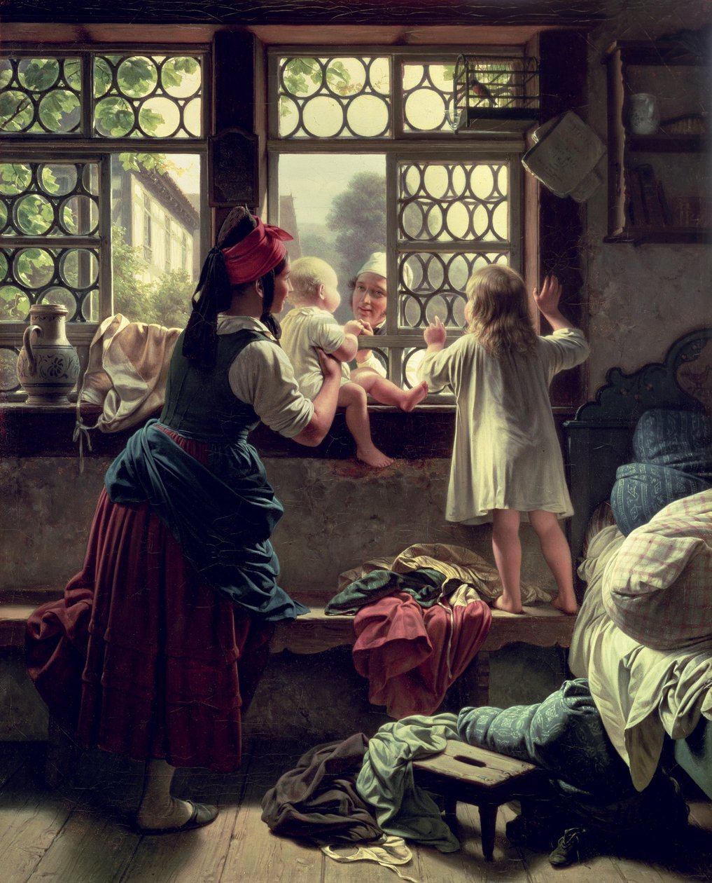 Dzień dobry, drogi ojcze autorstwa Friedrich Edouard Meyerheim