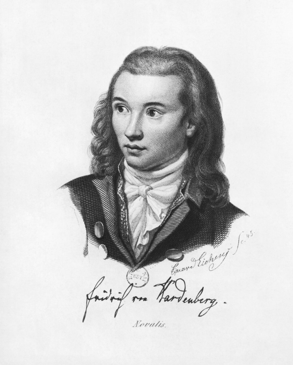 Novalis (1772-1801) 1845 autorstwa Friedrich Eduard Eichens
