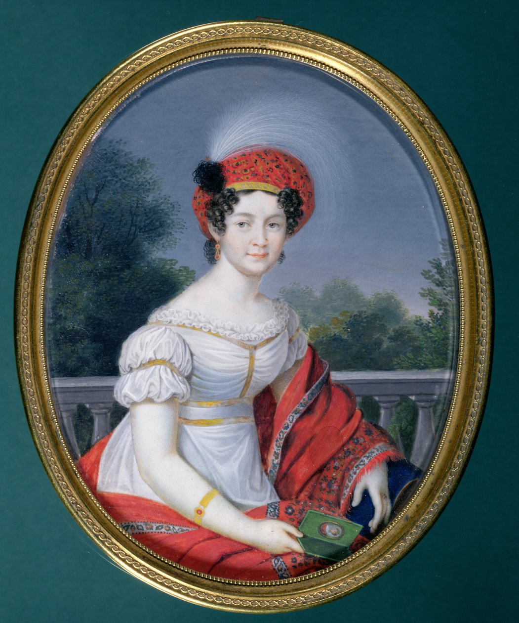 Katarzyna Pawłowna, Wielka Księżna Rosji, Królowa Wirtembergii (1788-1819) (miniatura) autorstwa Friedrich Fleischmann