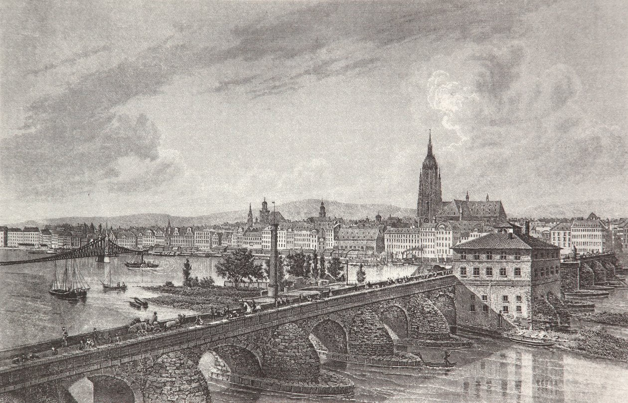 Frankfurt nad Menem autorstwa Pierre Joseph Redouté
