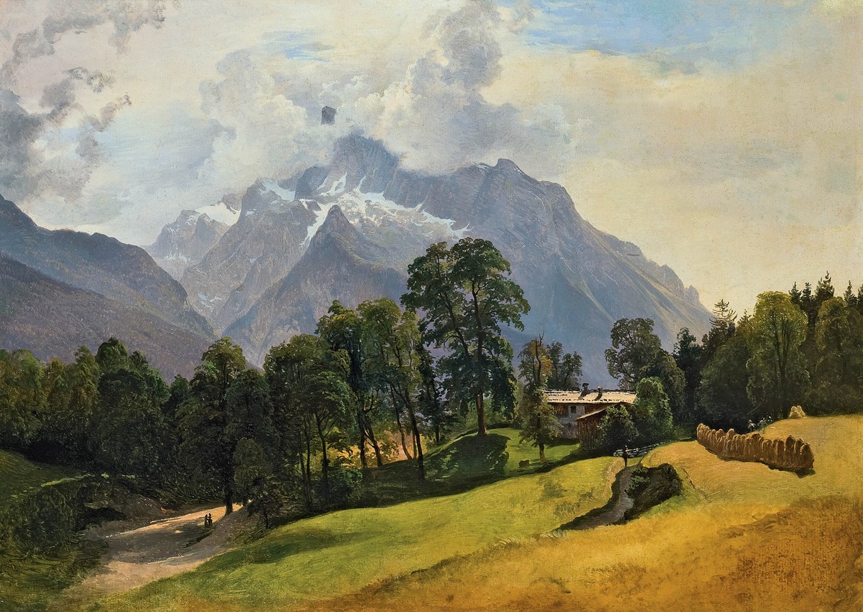 Wysoki Steinberg w pobliżu Berchtesgaden autorstwa Friedrich Gauermann