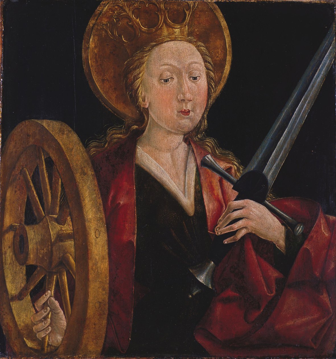 Święta Katarzyna Aleksandryjska autorstwa Friedrich Pacher