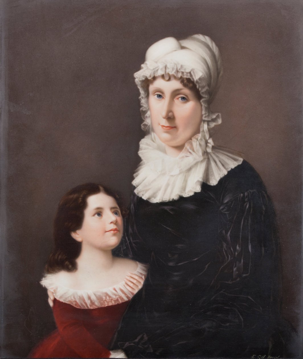 Lukrecja Elizabeth Hanneby (Morgan) i Judith Livingston autorstwa Friedrich Till