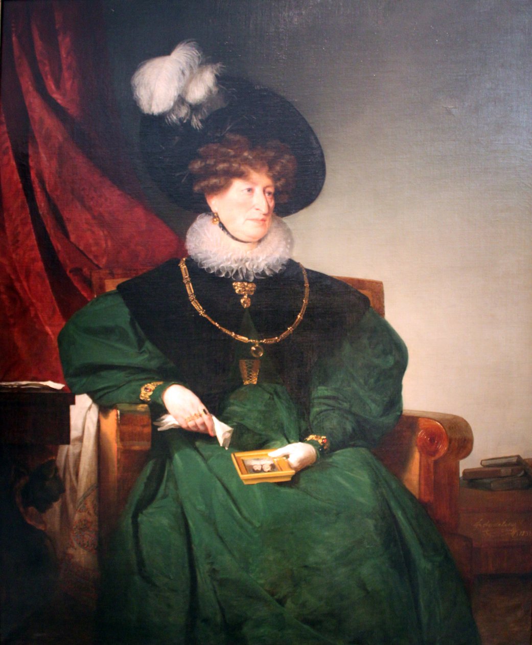 Portret baronowej Cecilie von Eskeles z domu Itzig w Wiedniu autorstwa Friedrich von Amerling