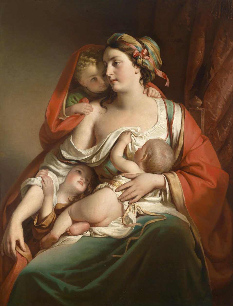 Caritas (kucharka Katharina) autorstwa Friedrich von Amerling
