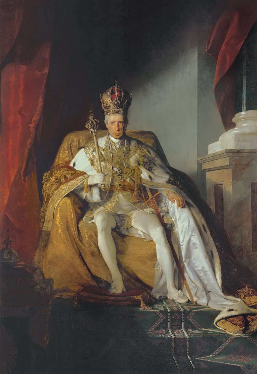 Cesarz Austrii Franciszek II (1768-1835) 1832 autorstwa Friedrich von Amerling