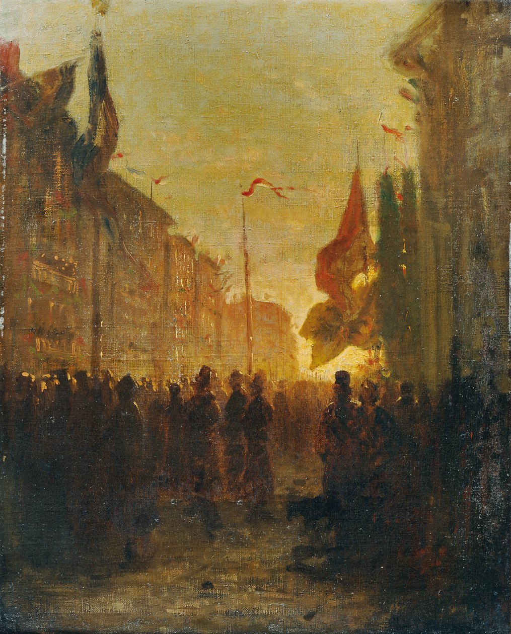 świąteczne flagi autorstwa Friedrich Alois Schönn