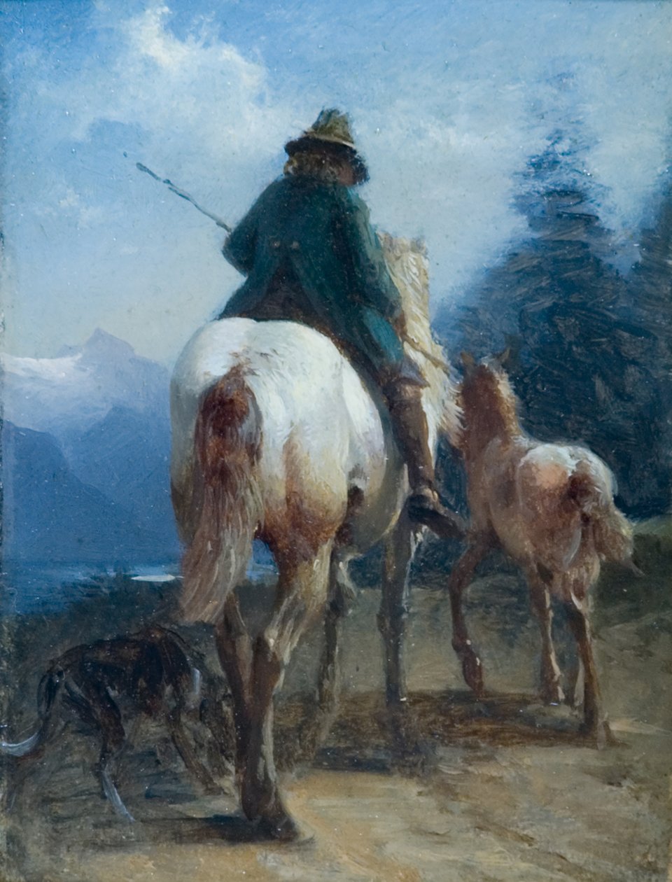 powrót do domu autorstwa Friedrich August Mathias Gauermann