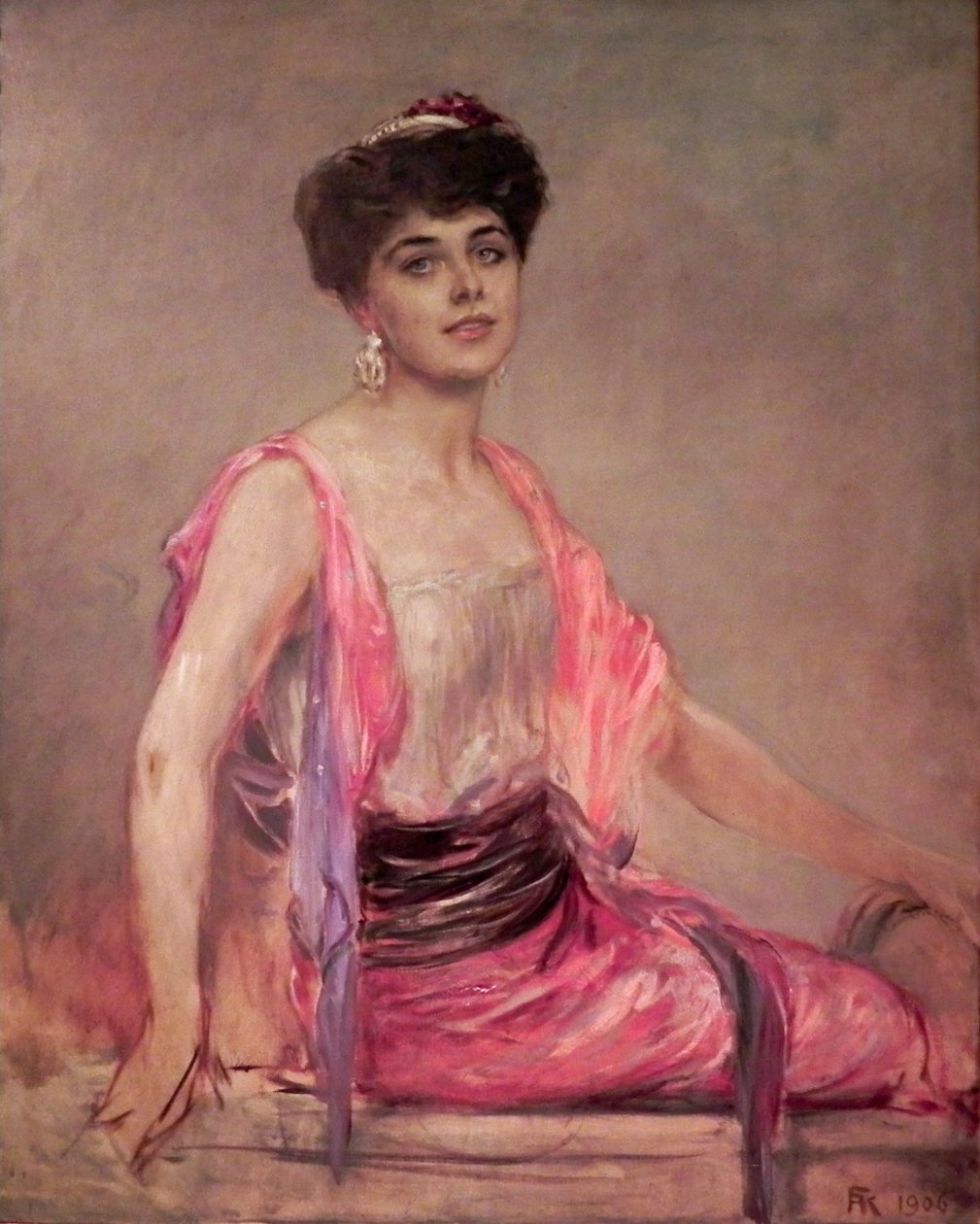 Kaulbach Geraldine Farrar autorstwa Friedrich August von Kaulbach