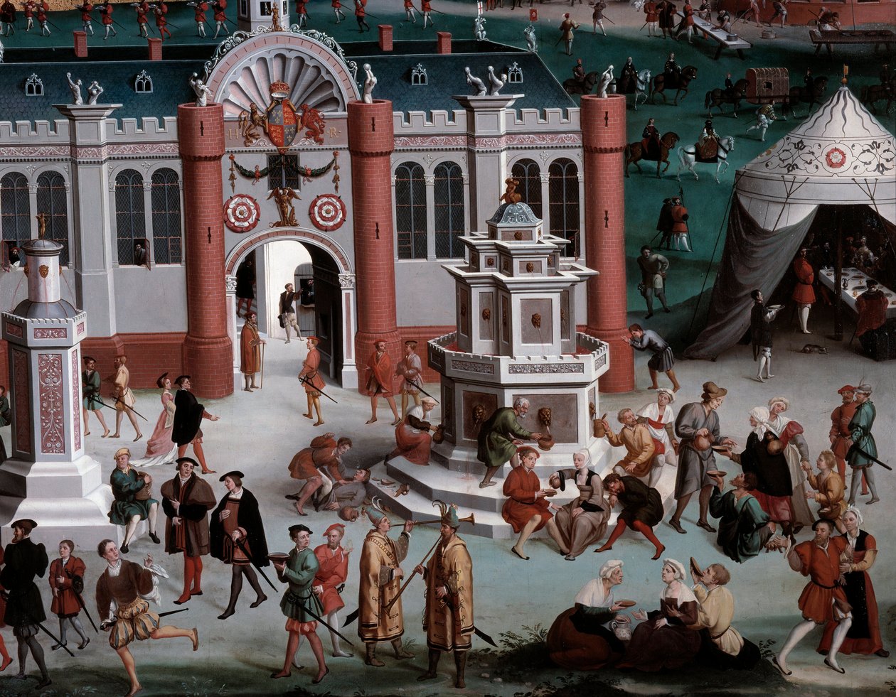 Wywiad z Franciszkiem I i Henrykiem VIII w obozie du cloth d
