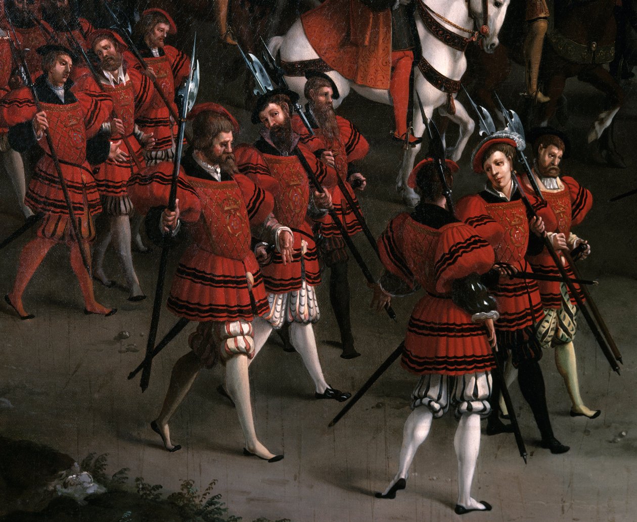 Wywiad z Franciszkiem I i Henrykiem VIII w obozie Złotej Prześcieradła 7 czerwca autorstwa Friedrich Bouterwek