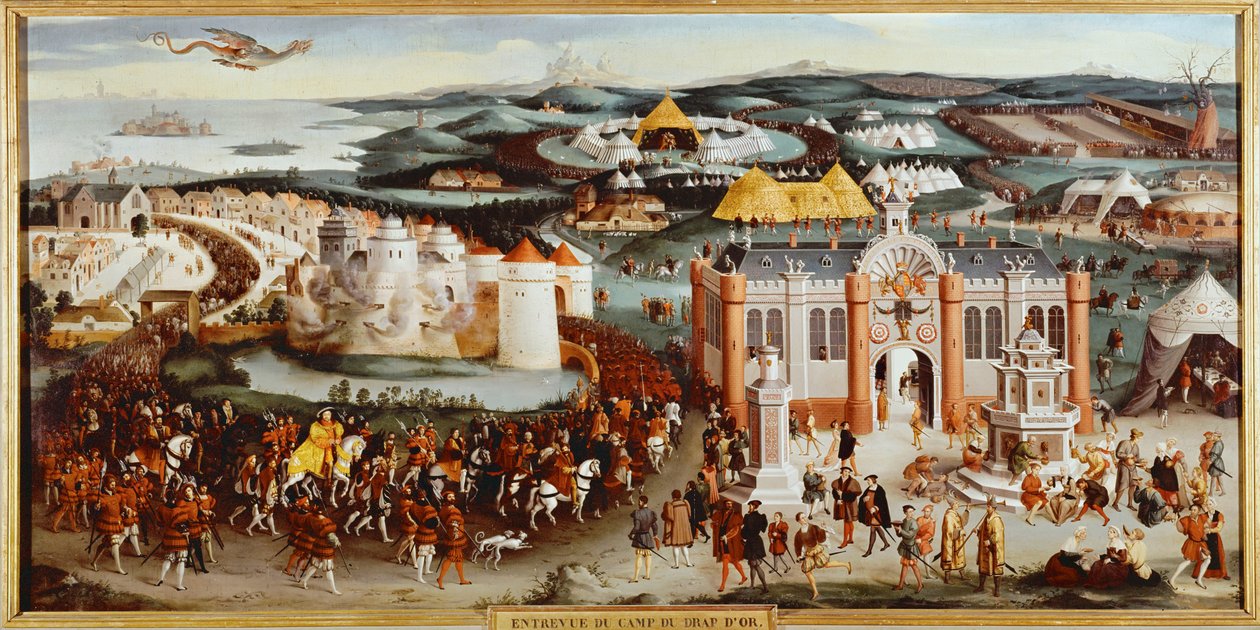 Spotkanie Franciszka I i Henryka VIII w Camp du Drap d