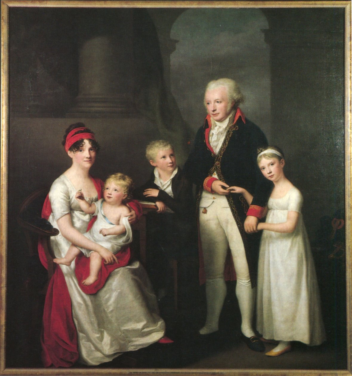 Rodzina Gröger Souchay autorstwa Friedrich Carl Groger
