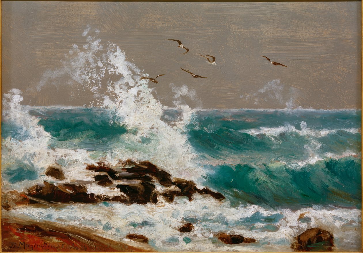 Wschodni windsurfing na Arran autorstwa Friedrich Ernst Morgenstern