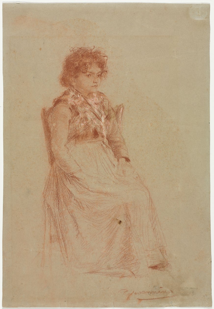 Chłopka autorstwa Friedrich Gauermann