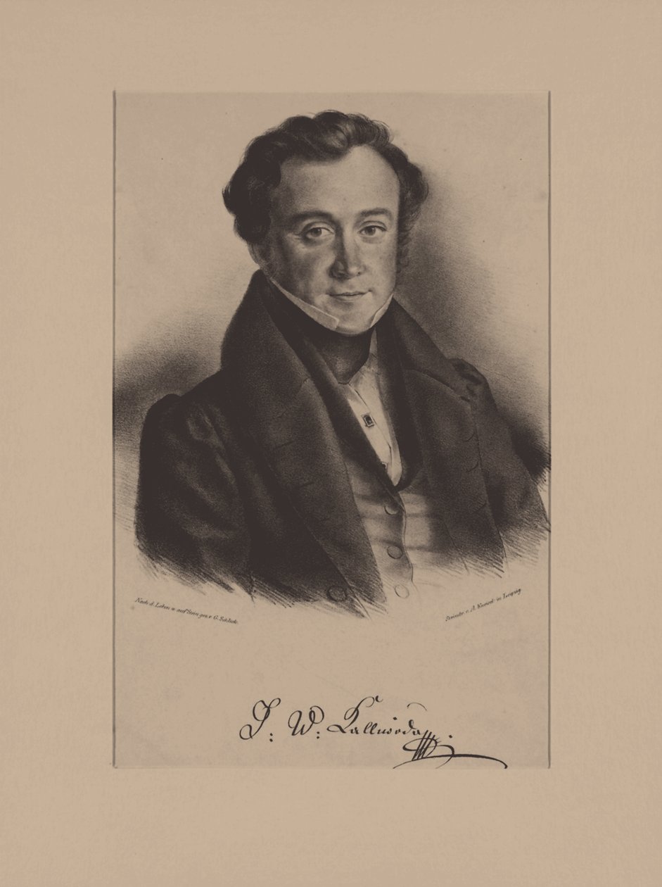 Portret kompozytora Jana Kalivody 1801-1866 autorstwa Friedrich Gustav Schlick