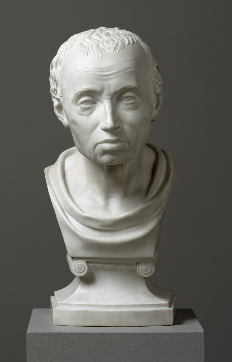 Portret Emmanuela Kanta (1724-1804), 1801 (marmur) autorstwa Friedrich Hagemann