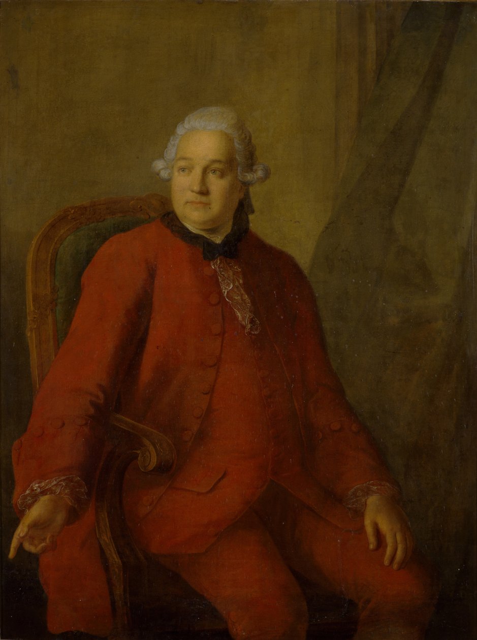Portret Jakowa Aleksiejewicza Szubskiego, 1765 autorstwa Friedrich Hartmann Barisien
