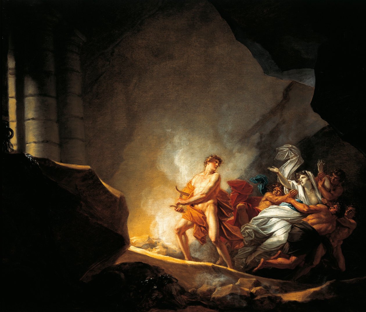 Austria, Salzburg, Orfeusz i Eurydyka w Hadesie autorstwa Friedrich Heinrich Fuger