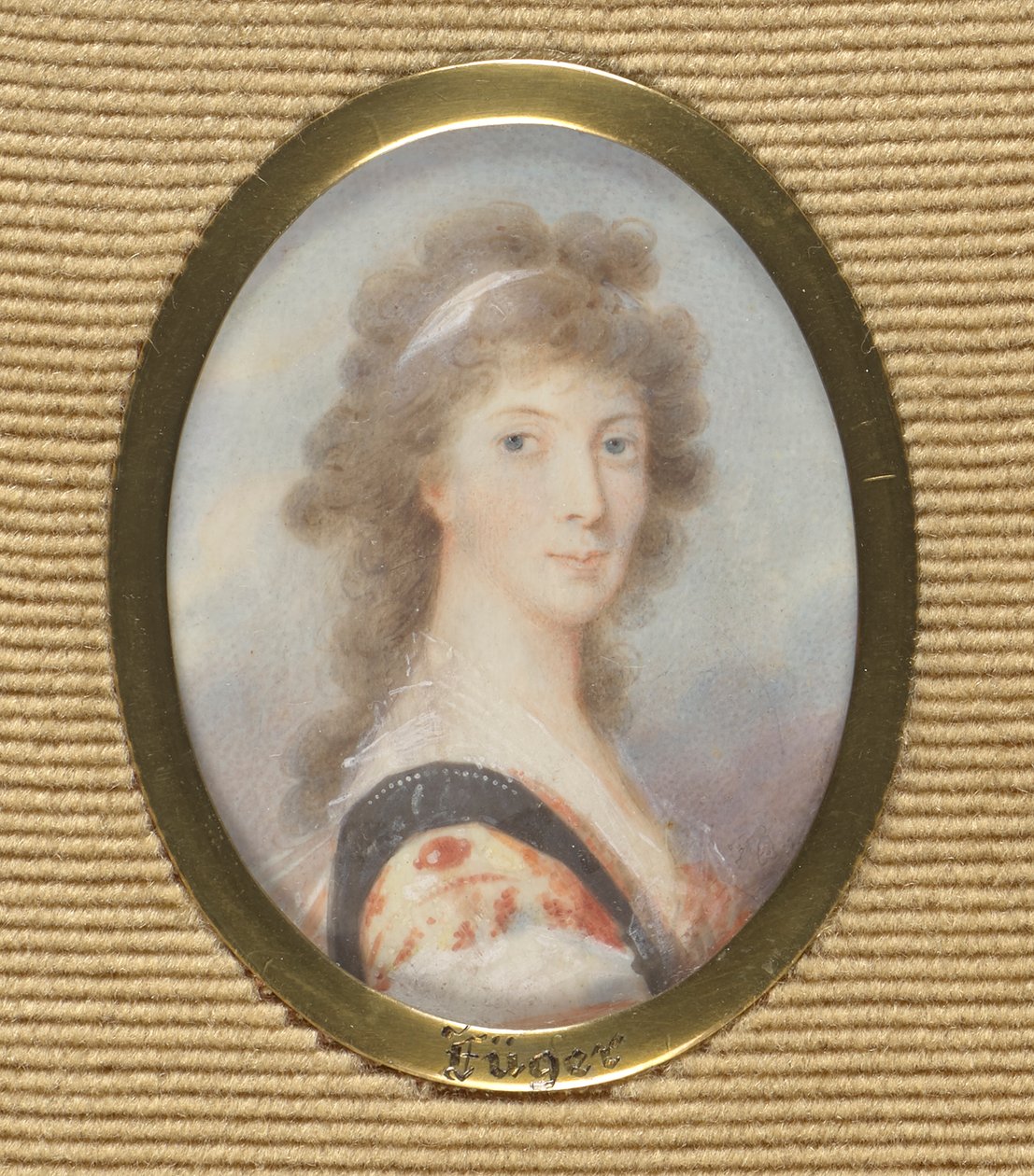 portret damy autorstwa Friedrich Heinrich Fuger