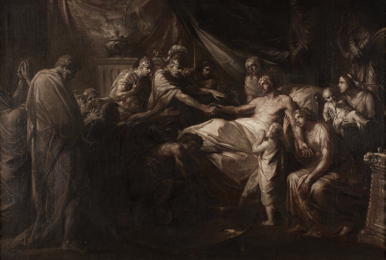 Der Tod des Germanicus autorstwa Friedrich Heinrich Fuger