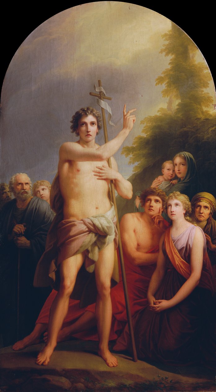 Głoszenie św. Jana autorstwa Friedrich Heinrich Fuger