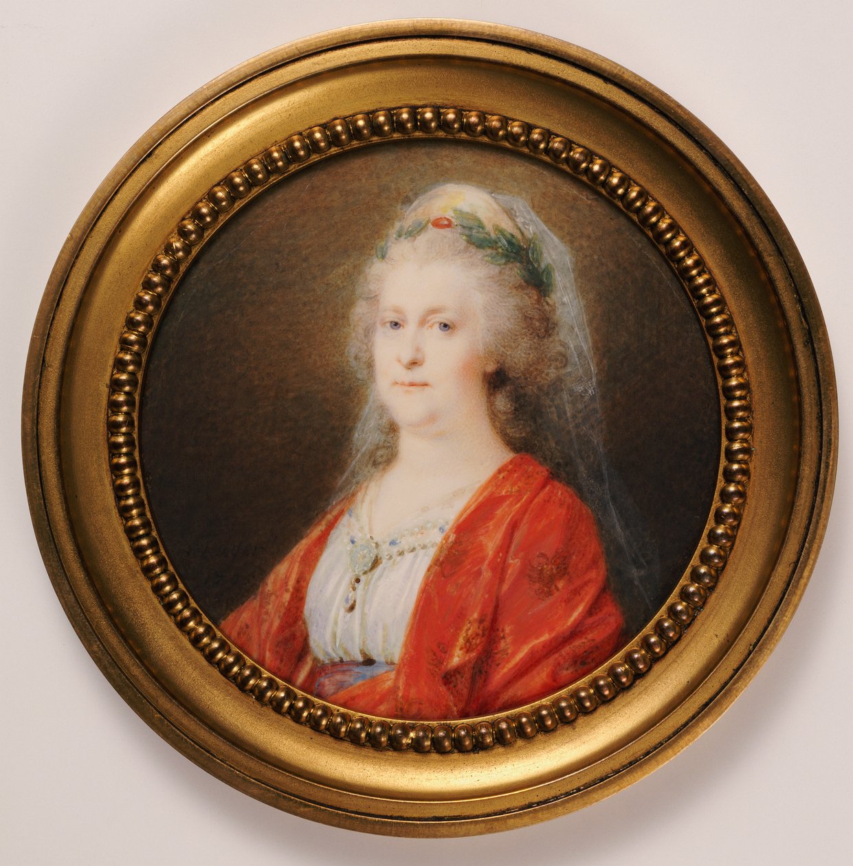Miniatura portretowa carycy Katarzyny Wielkiej autorstwa Friedrich Heinrich Fuger