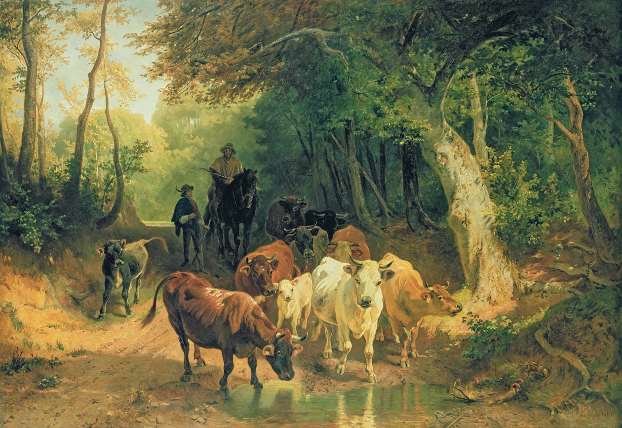 Nieznany obraz autorstwa Friedrich Johann Voltz