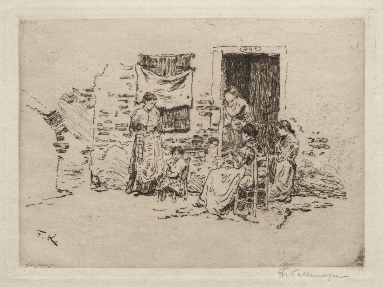 Chioggia autorstwa Friedrich Kallmorgan