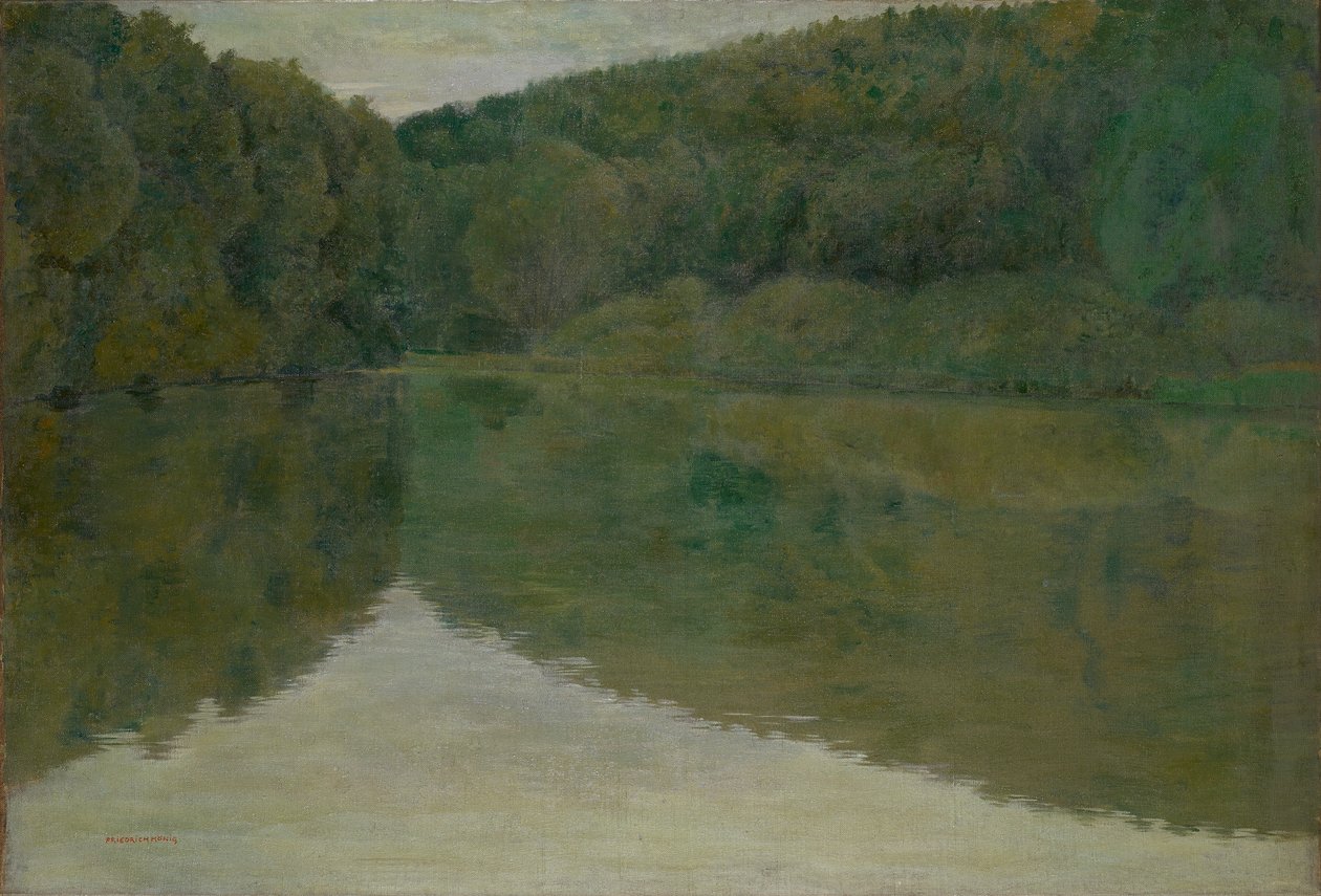 Wciąż staw autorstwa Friedrich König