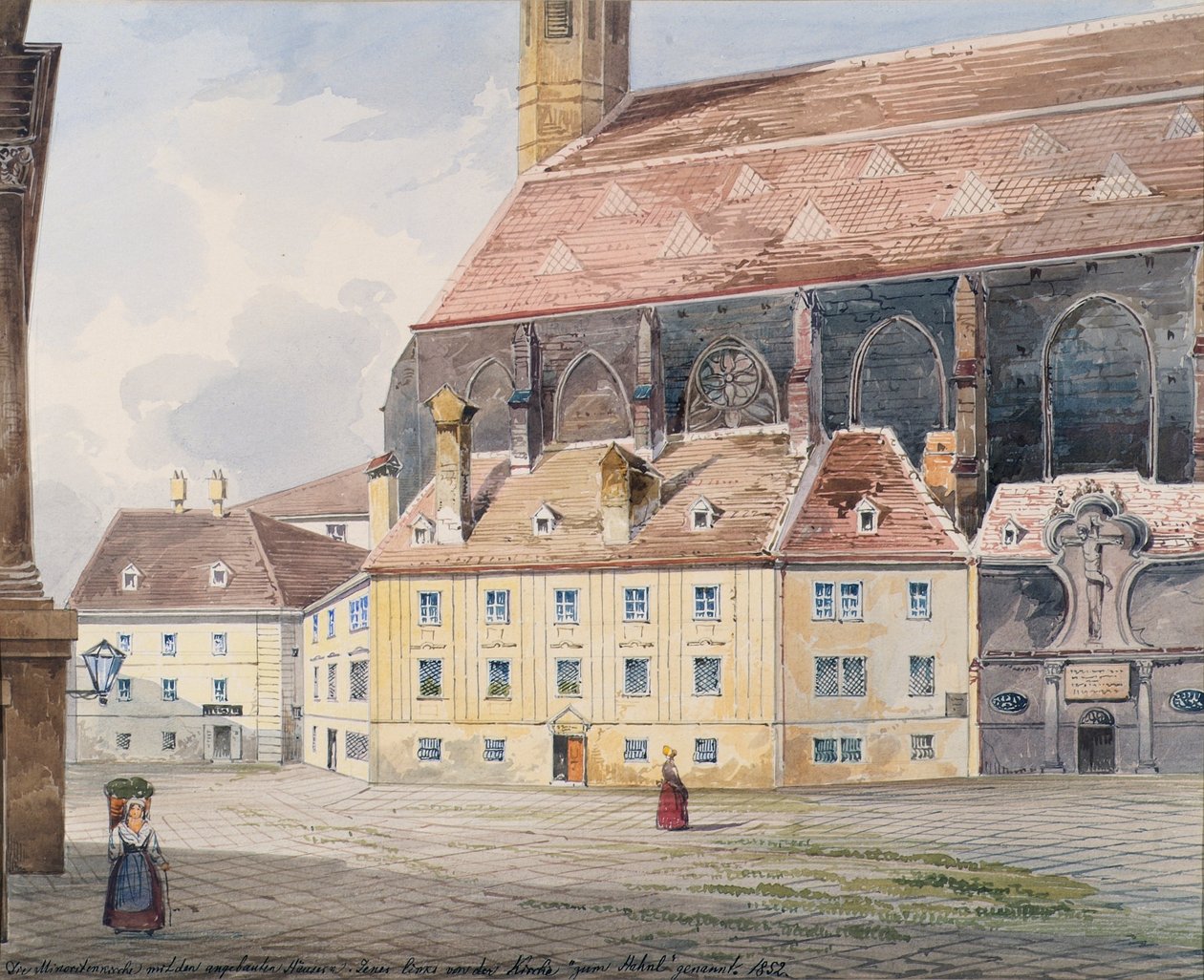 Kościół Minorytów w Wiedniu autorstwa Friedrich Leibold