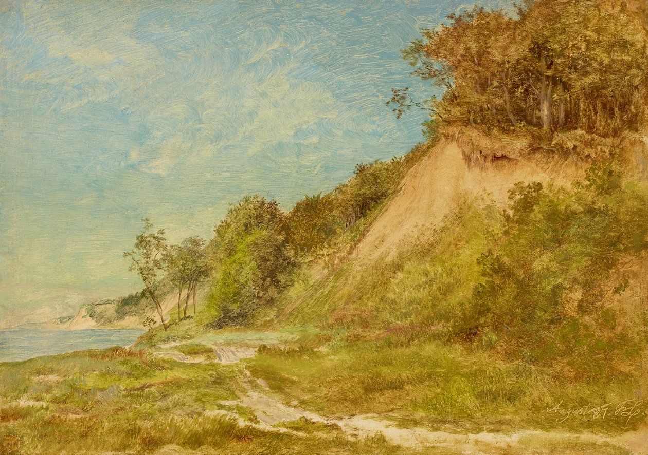 Plaża wydmowa nad Morzem Bałtyckim autorstwa Friedrich Loos