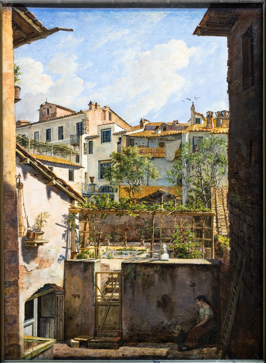 Włoskie podwórka autorstwa Friedrich Moosbrugger