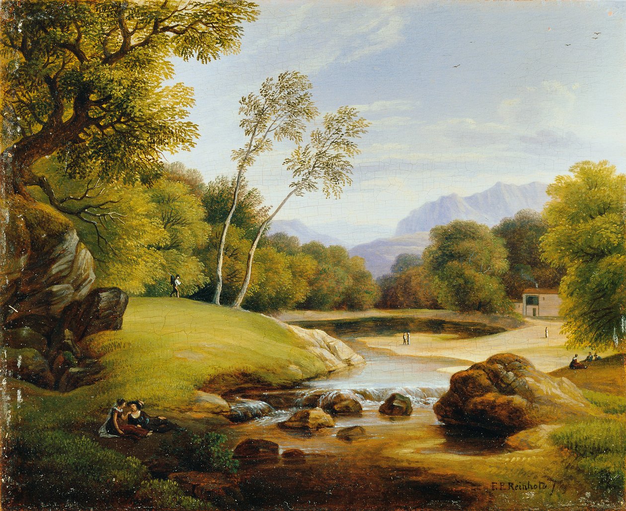 para w krajobrazie autorstwa Friedrich Philipp Reinhold