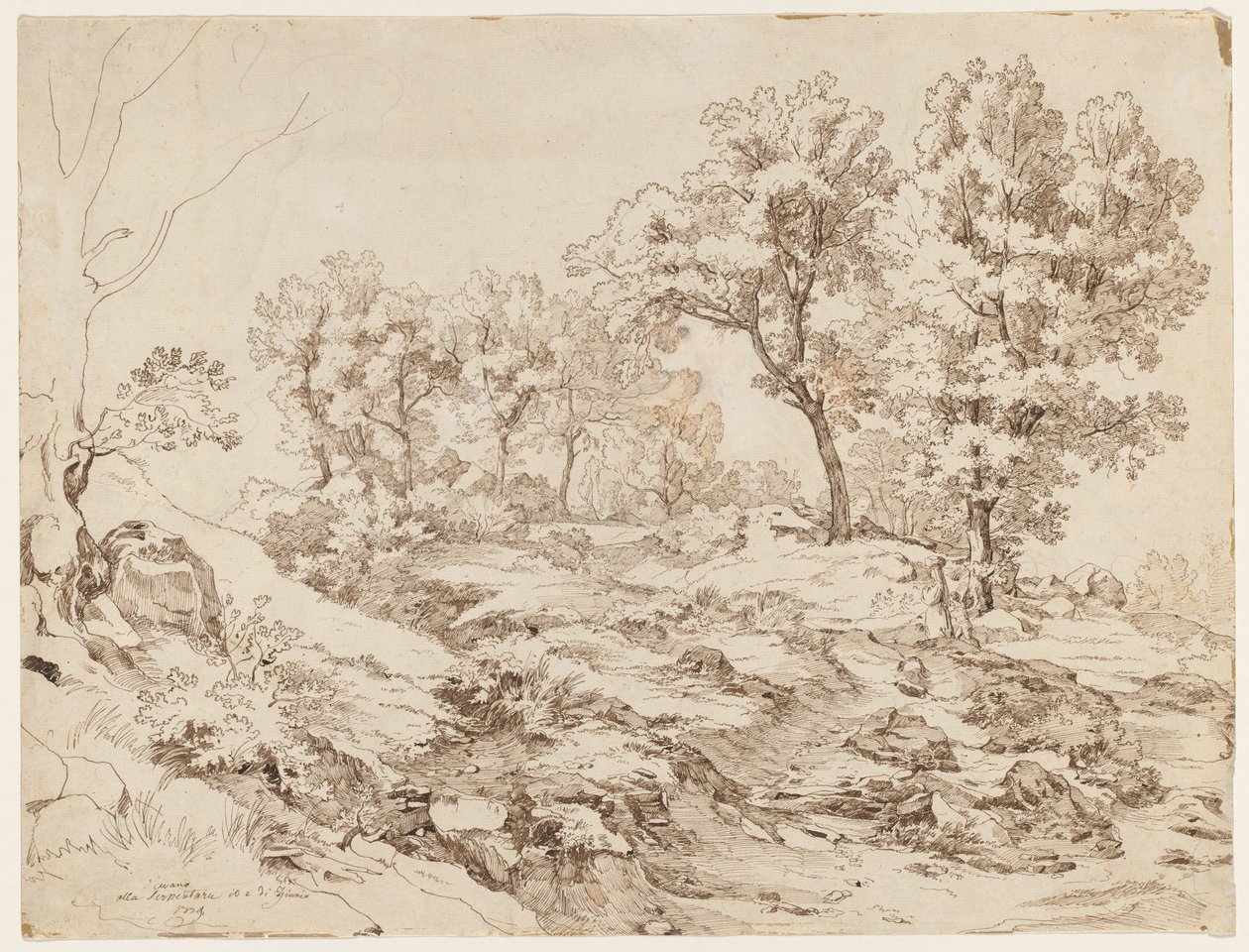 La Serpentara w pobliżu Olevano autorstwa Friedrich Preller