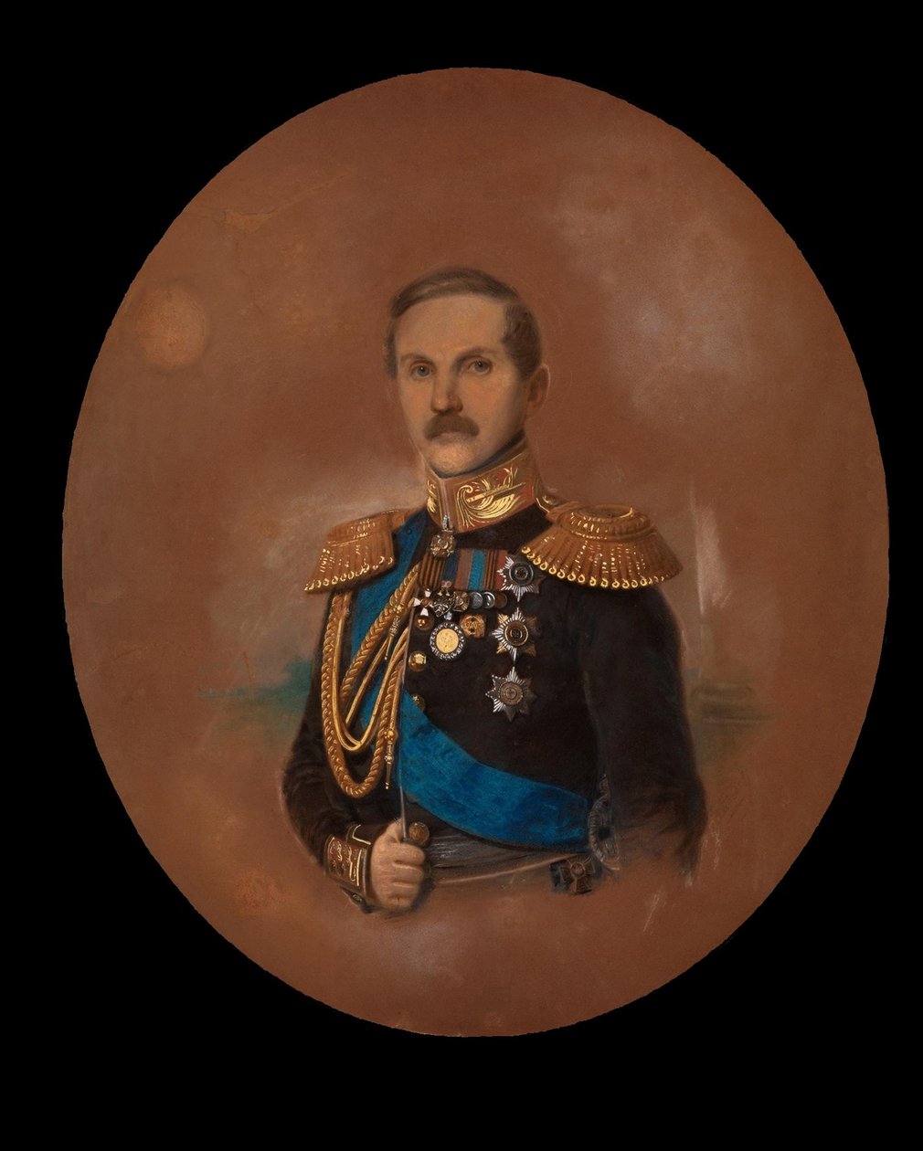 Portret hrabiego Piotra Kleinmichela 1793-1869 autorstwa Friedrich Randel