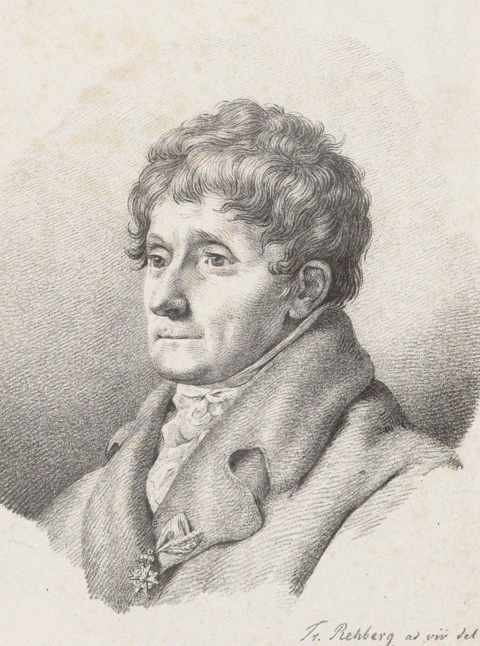 Portret kompozytora Antonio Salieri 1750-1825, 1821. autorstwa Friedrich Rehberg