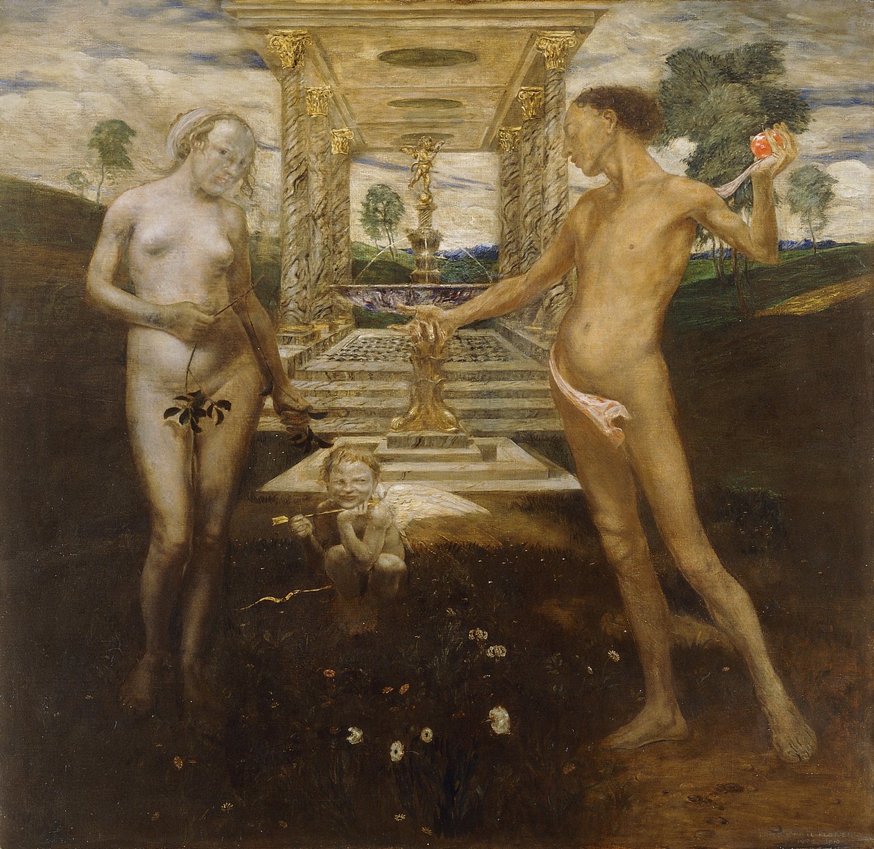 Adam i Ewa autorstwa Friedrich Stahl