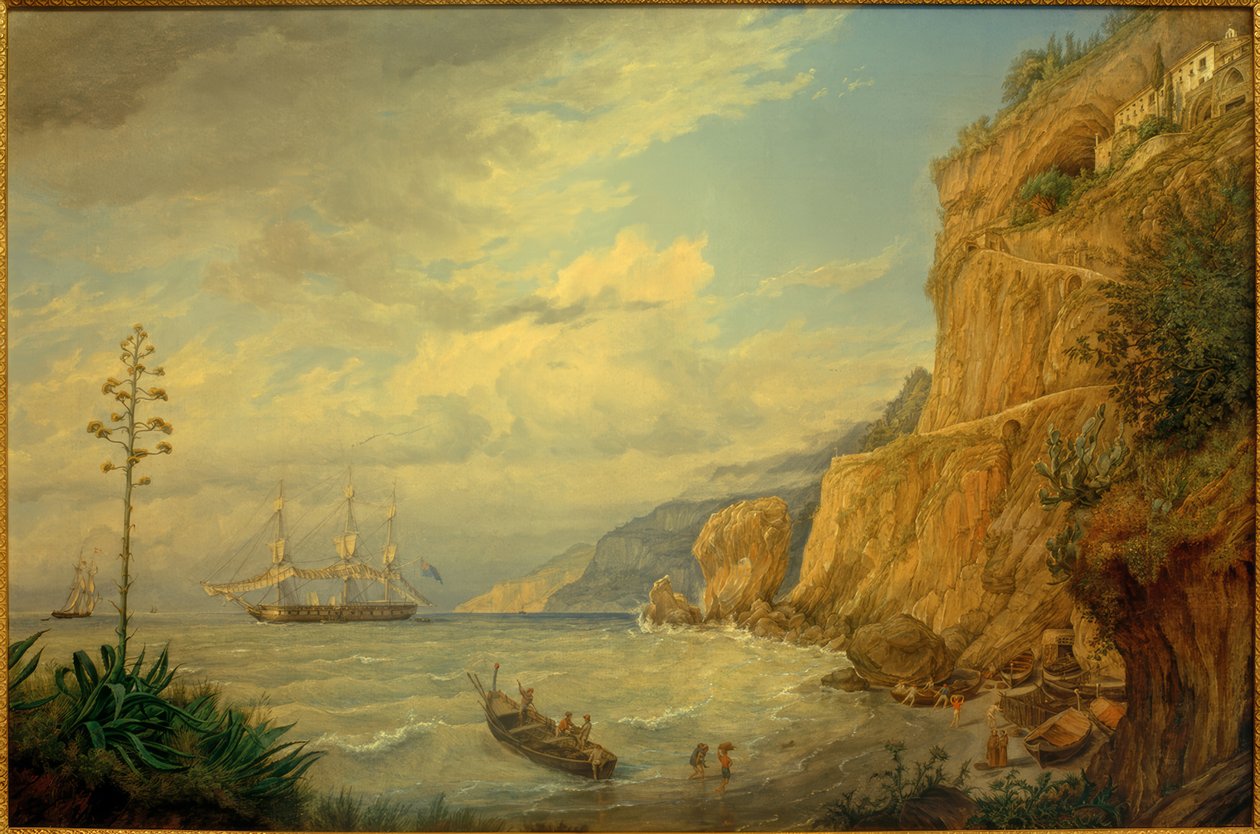 F.Thöming, Kapuzinerkloster bei Amalfi autorstwa Friedrich Thöming