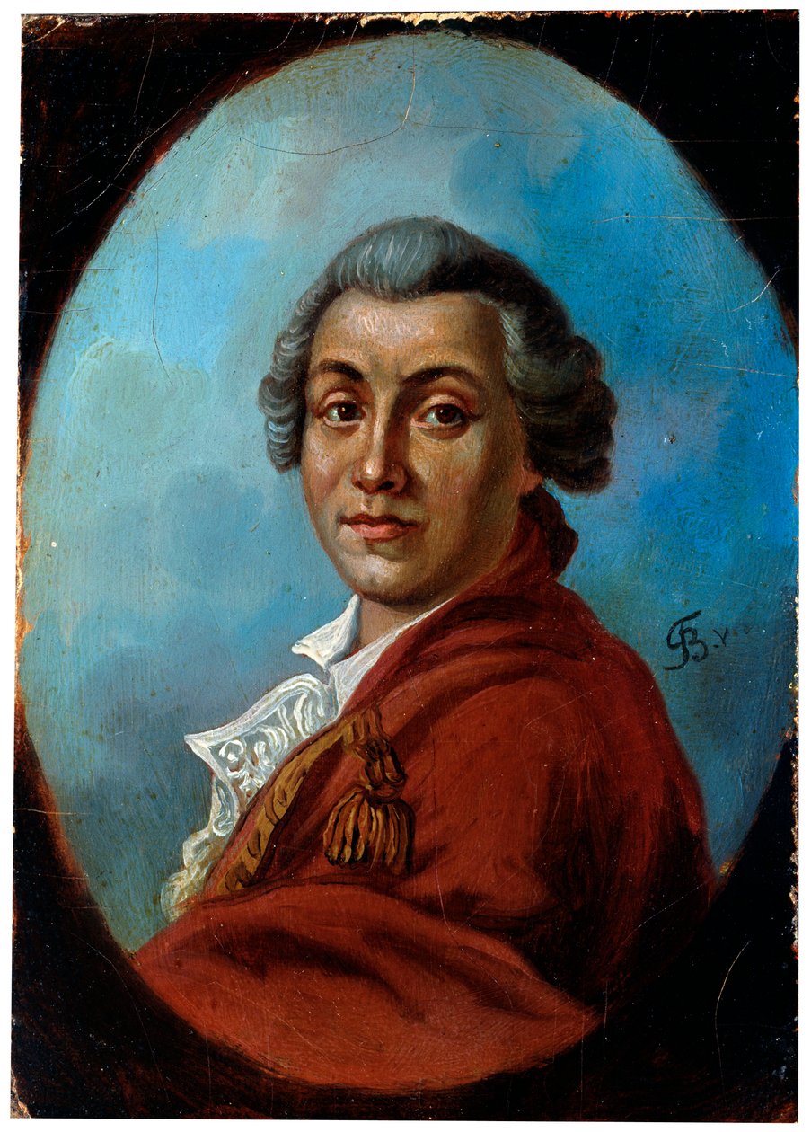 „Portret poety Aleksandra Sumarokowa”, 1798 autorstwa Friedrich Tischbein