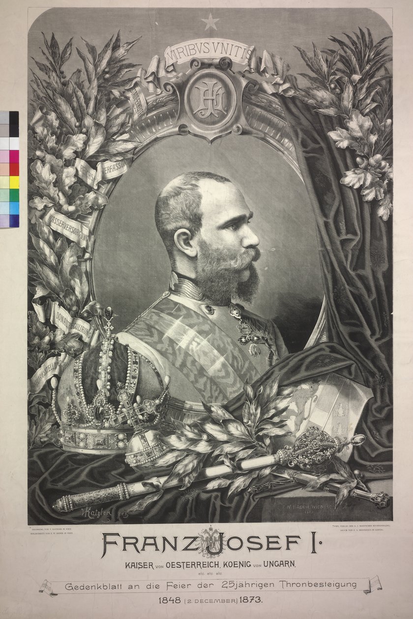 Cesarz Austrii Franciszek Józef I autorstwa Friedrich Wilhelm Bader