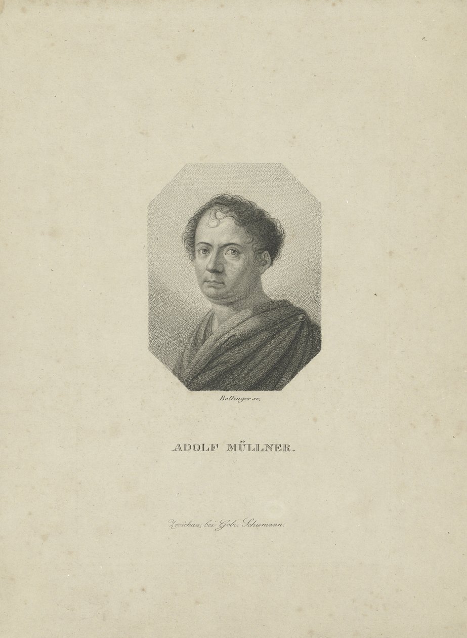 Amandus Gottfried Adolf Muellner 1774-1829, około 1820 r. autorstwa Friedrich Wilhelm Bollinger