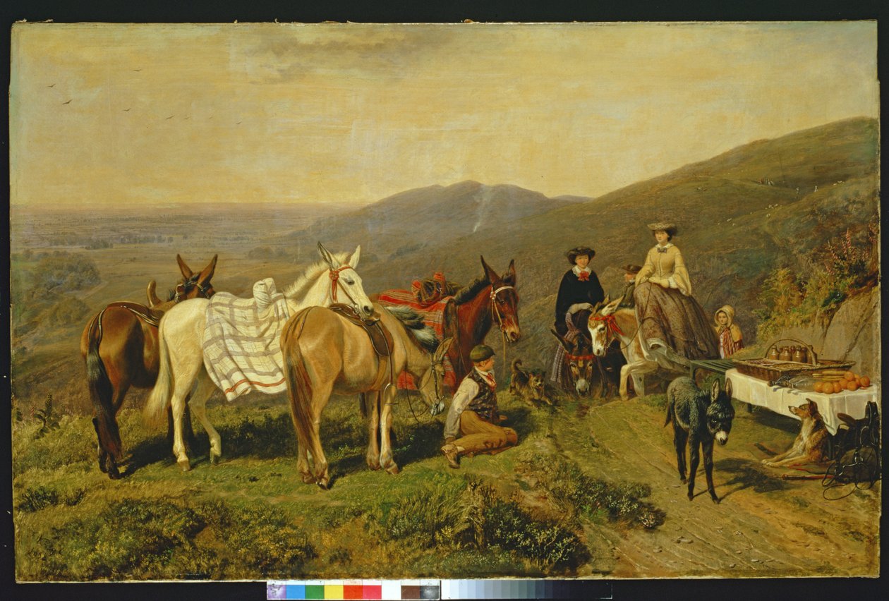 Na wzgórzach Malvern, 1858 autorstwa Friedrich Wilhelm Keyl