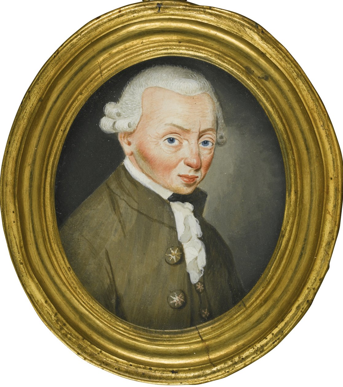 Portret Immanuela Kanta 1724-1804, 1765 autorstwa Friedrich Wilhelm Springer