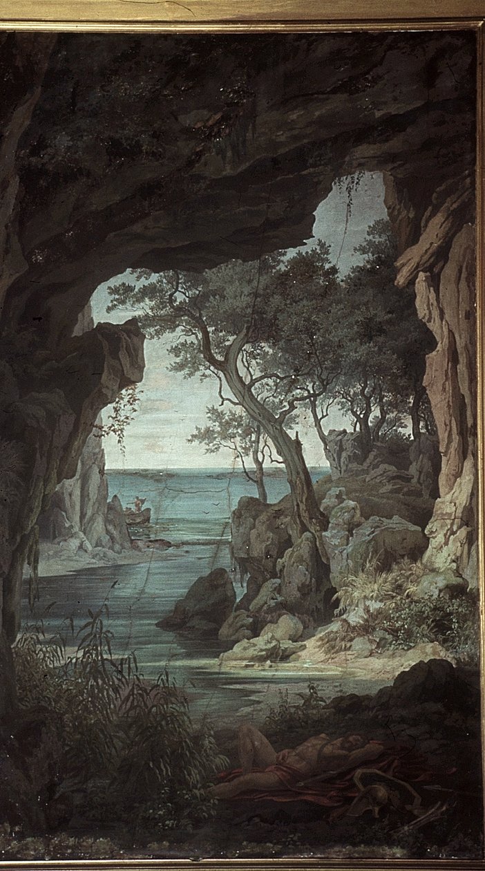 Przybycie Odyseusza na Itakę, Sceny z Odysei autorstwa Friedrich the Elder Preller